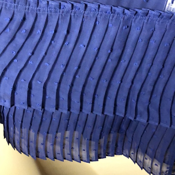 Plenty sheer pleated long sleeve in twilight - Picture 3 of 8